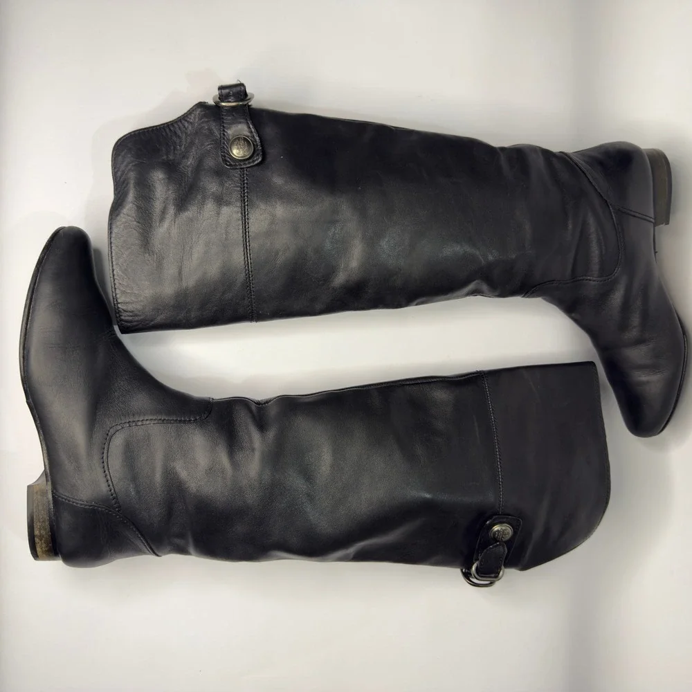 Coach Benita Over The Knee Leather Riding Boots Women's 8 A7524 Tall Equestrian‎